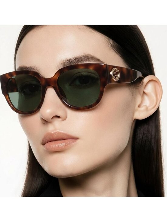 New Authentic Gucci Brown Sunglasses GG0142SA 002 main image 11